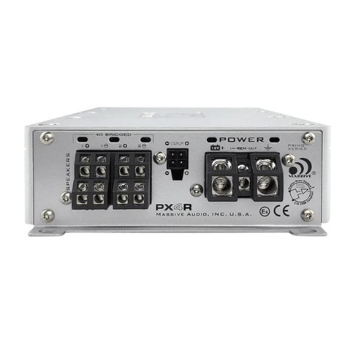 Massive Audio PX4R 4-Channel Class D Full-Range Amplifier - 4 x 250 Watts Rms @ 4-ohm