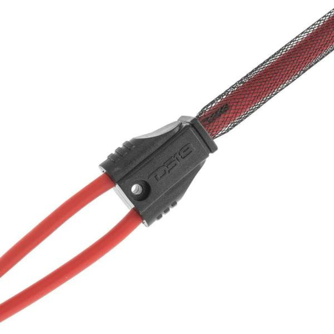 DS18 R20 20 Foot 2-Channel Ultra Flex Rca Cable with Nylon Sleeving- Made with Oxygen-free Copper Wire