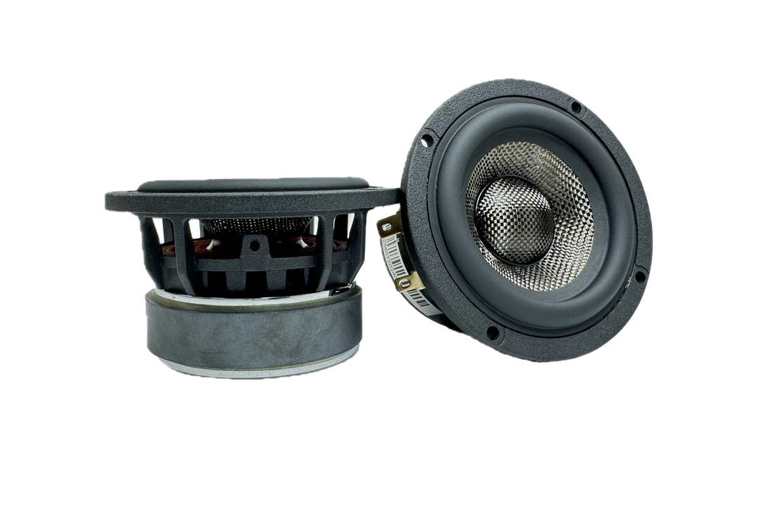 Sundown Audio SA-3M 3" High Fidelity Full-Range Speakers with Carbon Fiber Cone and Dust Cap - 150 Watts Rms 4-ohm