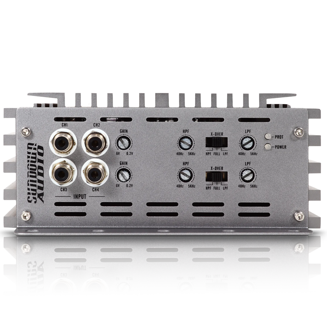 Sundown Audio SAEv.4-100.4 4-Channel Class A/B Amplifier - 4 x 100 Watts Rms @ 4-ohm