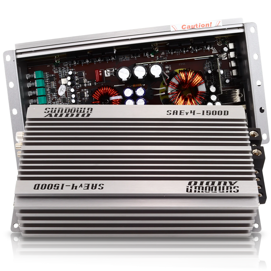 Sundown Audio SAEv.4-1500D Monoblock Class D Amplifier - 1 x 1500 Watts Rms @ 1-ohm