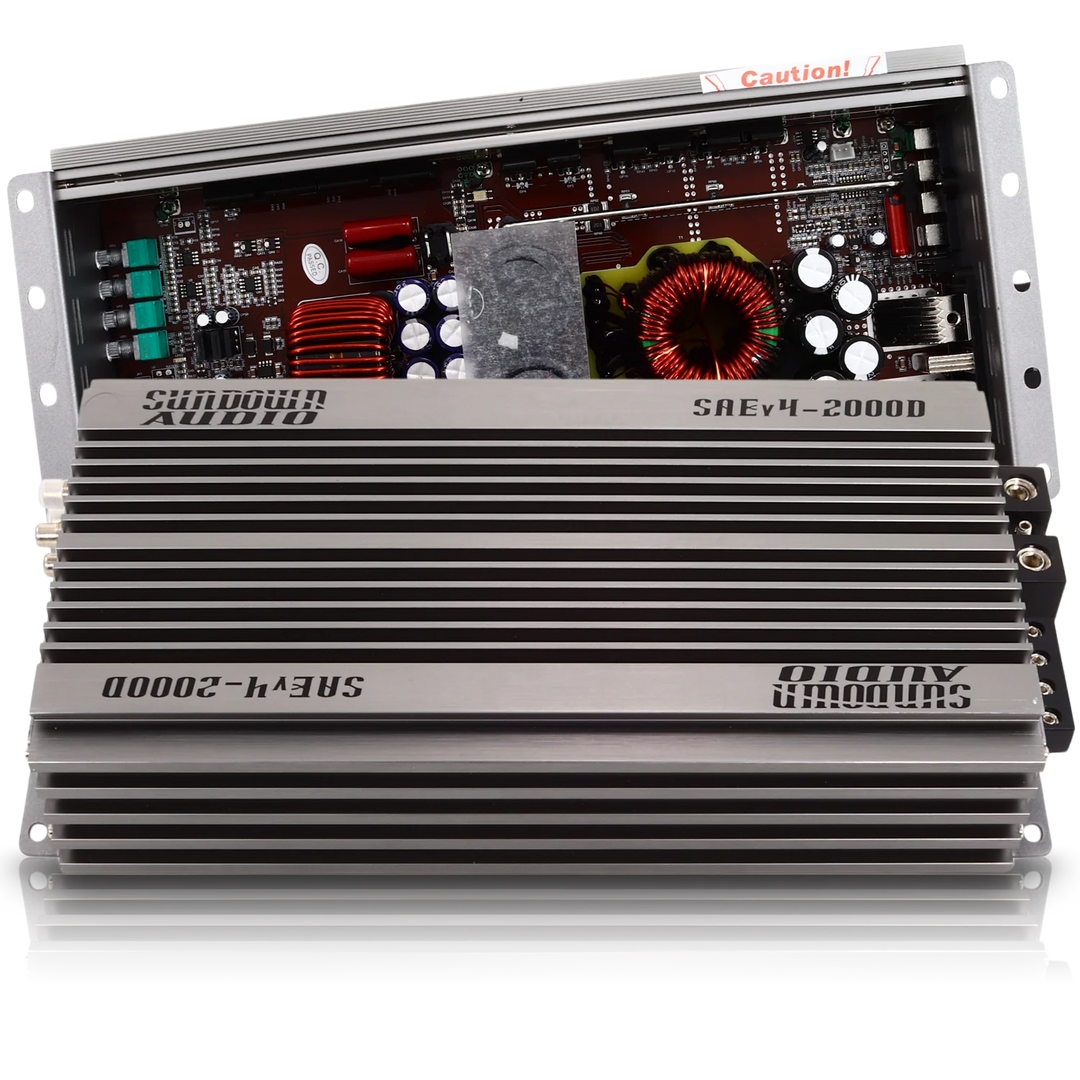 Sundown Audio SAEv.4-2000D Monoblock Class D Amplifier - 1 x 2000 Watts Rms @ 1-ohm