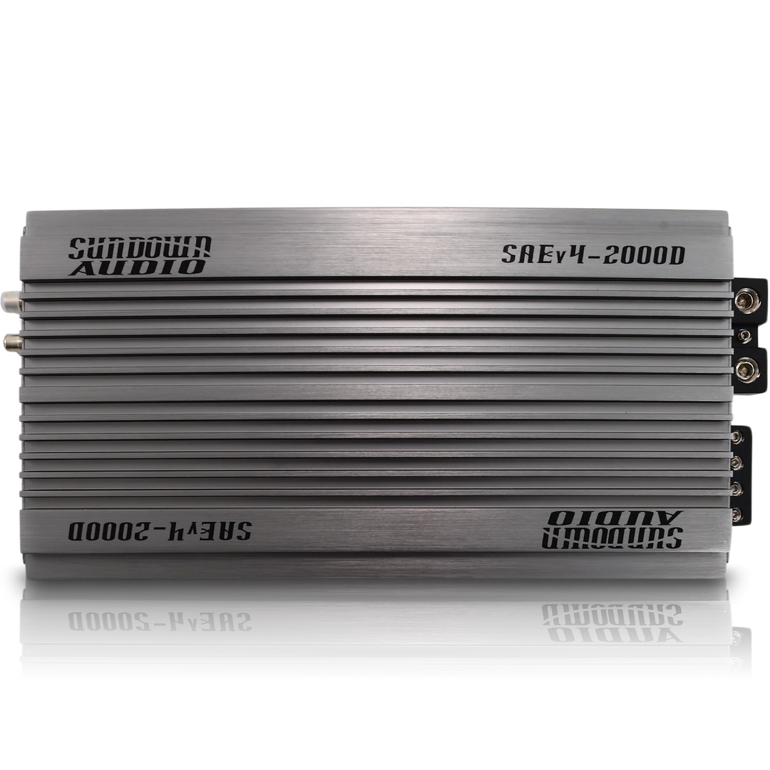 Sundown Audio SAEv.4-2000D Monoblock Class D Amplifier - 1 x 2000 Watts Rms @ 1-ohm