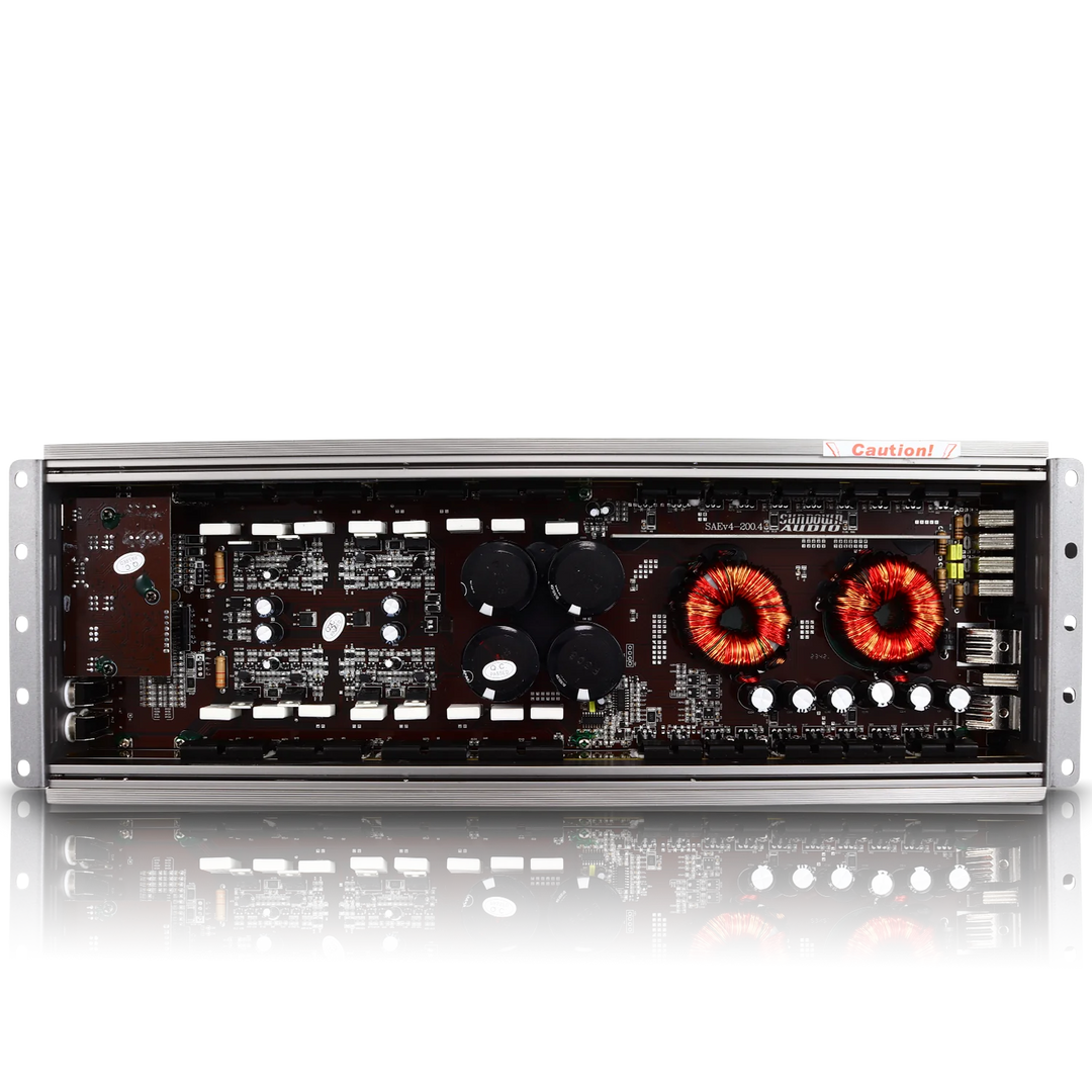 Sundown Audio SAEv.4-200.4 4-Channel Class A/B Amplifier - 4 x 200 Watts Rms @ 4-ohm
