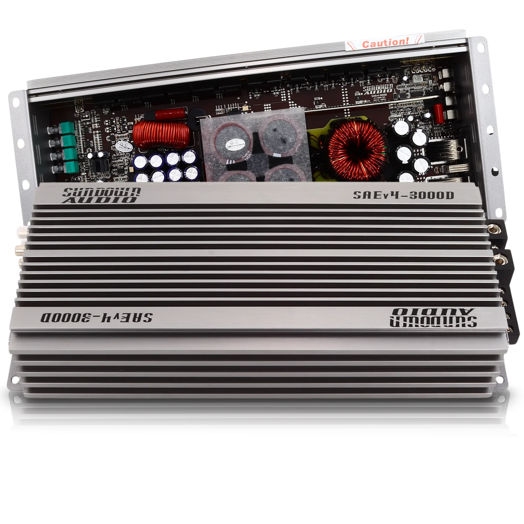 Sundown Audio SAEv.4-3000D Monoblock Class D Amplifier - 1 x 3000 Watts Rms @ 1-ohm