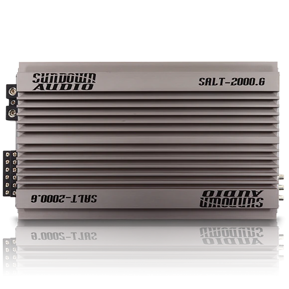 Sundown Audio SALT-2000.6 6-Channel Digital Amplifier - 2 x 200w  Rms + 2 x 250w Rms @ 2-ohm + 2 x 550w Rms @ 1-ohm