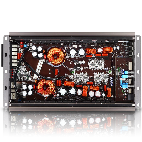 Sundown Audio SALT-2000.6 6-Channel Digital Amplifier - 2 x 200w  Rms + 2 x 250w Rms @ 2-ohm + 2 x 550w Rms @ 1-ohm