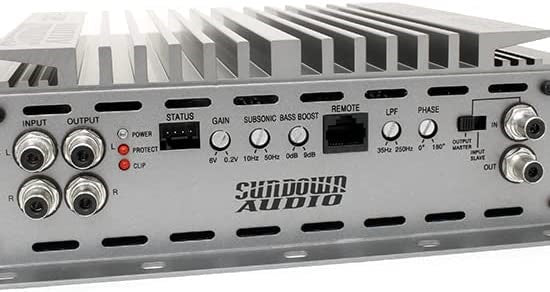 Sundown Audio SALT-1.5 Monoblock Class D Digital Amplifier - 1 x 1500 Watt Rms @ 1-ohm