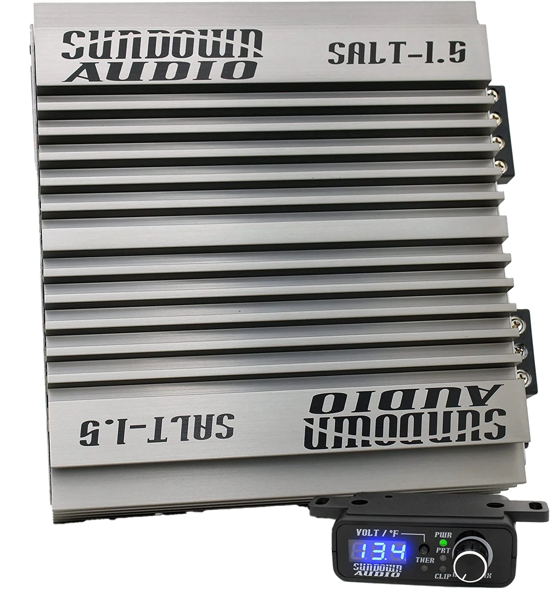 Sundown Audio SALT-1.5 Monoblock Class D Digital Amplifier - 1 x 1500 Watt Rms @ 1-ohm