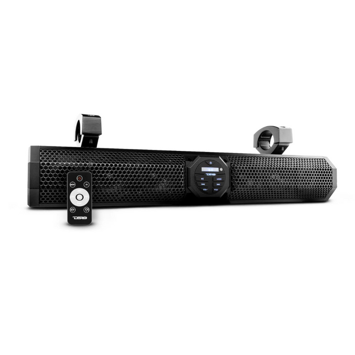 DS18 SB24BT 24" Amplified Marine Sound Bar with Built-in Bluetooth Connectivity - 100 Watts Rms 6 Speaker System