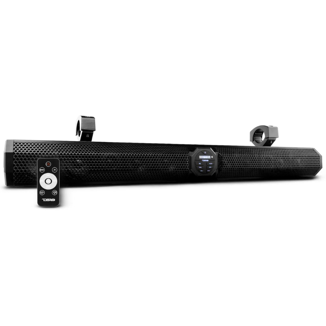 DS18 SB37BT 37" Amplified Marine Sound Bar with Built-in Bluetooth Connectivity - 200 Watts Rms 10 Speaker System
