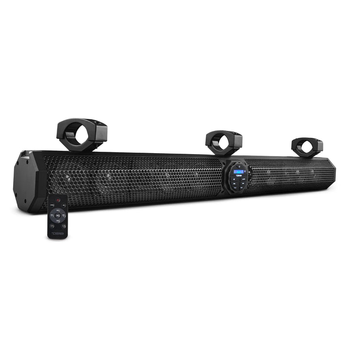 DS18 37" Marine Sound Bar with Built-in Amplifier and Bluetooth Connectivity - 200 Watts Rms 10 Speaker System
