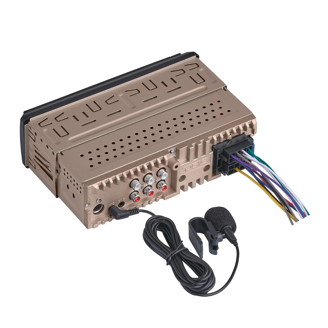 DS18 SDX-P100 Single Din Digital Media Receiver with Built-in DSP, Bluetooth, Aux Input and USB