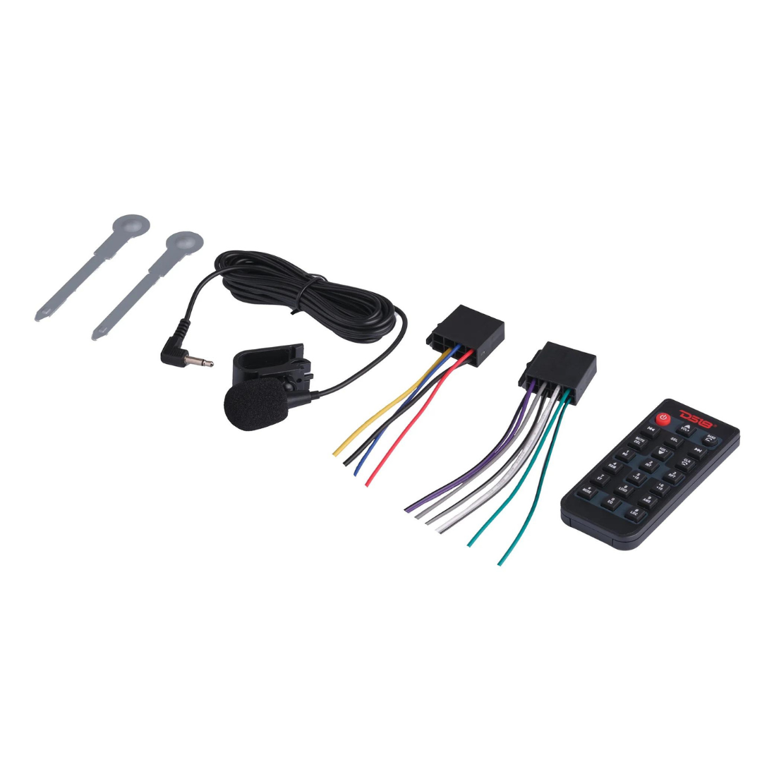 DS18 SDX-P100 Single Din Digital Media Receiver with Built-in DSP, Bluetooth, Aux Input and USB