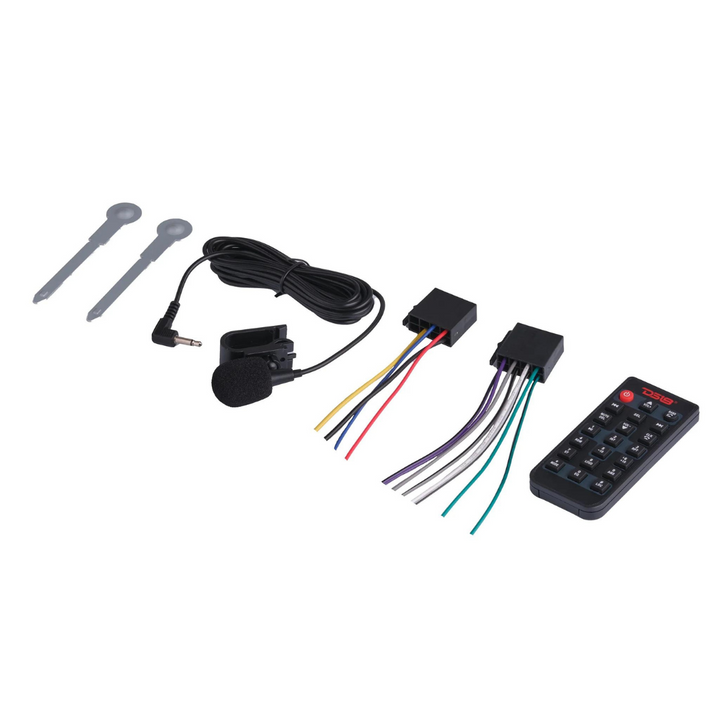 DS18 SDX-P100 Single Din Digital Media Receiver with Built-in DSP, Bluetooth, Aux Input and USB
