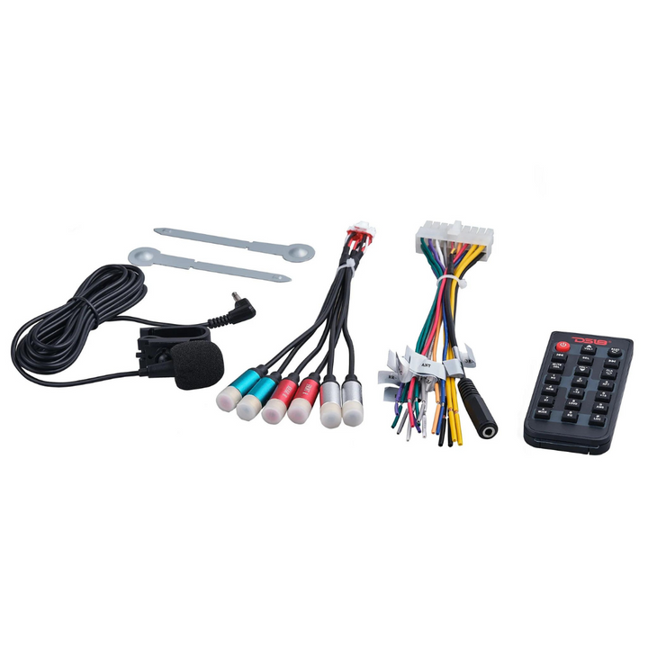DS18 SDX-P200 Single Din High Power Digital Media Receiver with Built-in DSP, Bluetooth, Aux Input and USB - 4x 60 Watts Rms