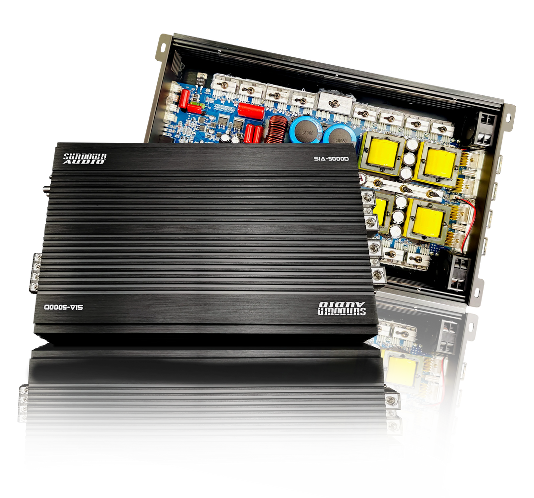 Sundown Audio SIA-5000D 1-Channel Class D Full-Range Amplifier - 1 x 5000 Watts Rms @ 1 or 2-ohm