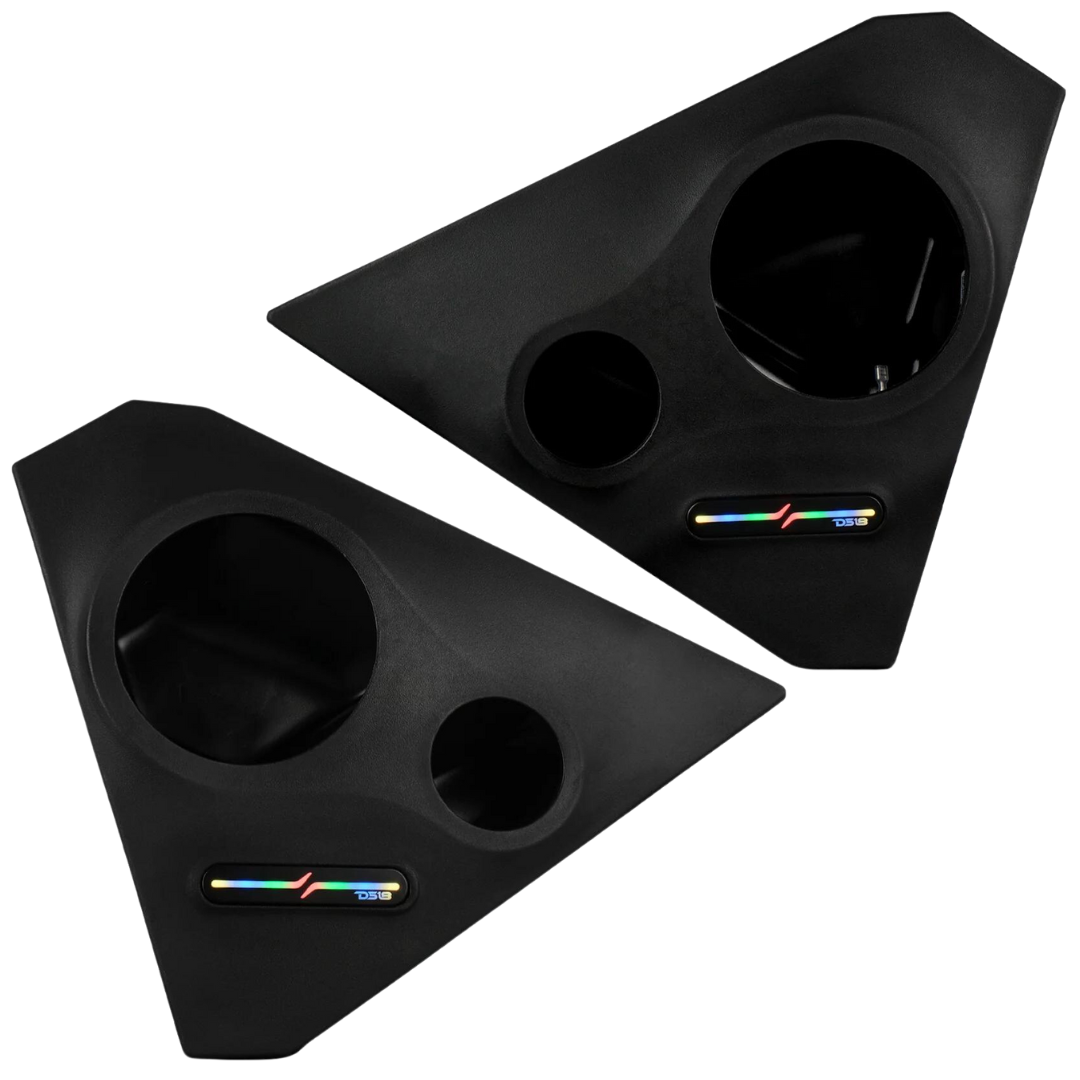 DS18 Front Kick Panel Pods with Dynamic LEDs - Fits 2015-up Polaris Slingshot