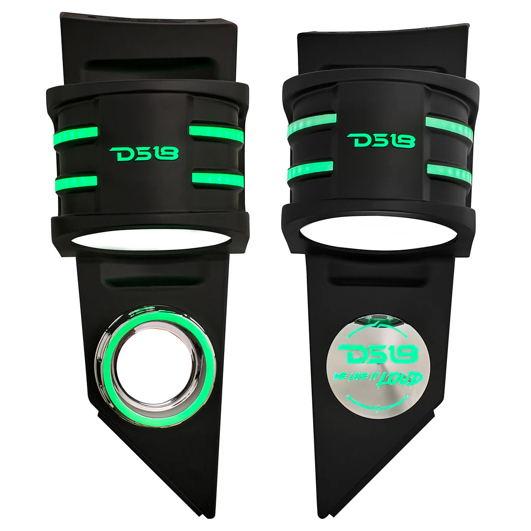 DS18 Headrest Pods with Dynamic LEDs - Fits 2015-up Polaris Slingshot