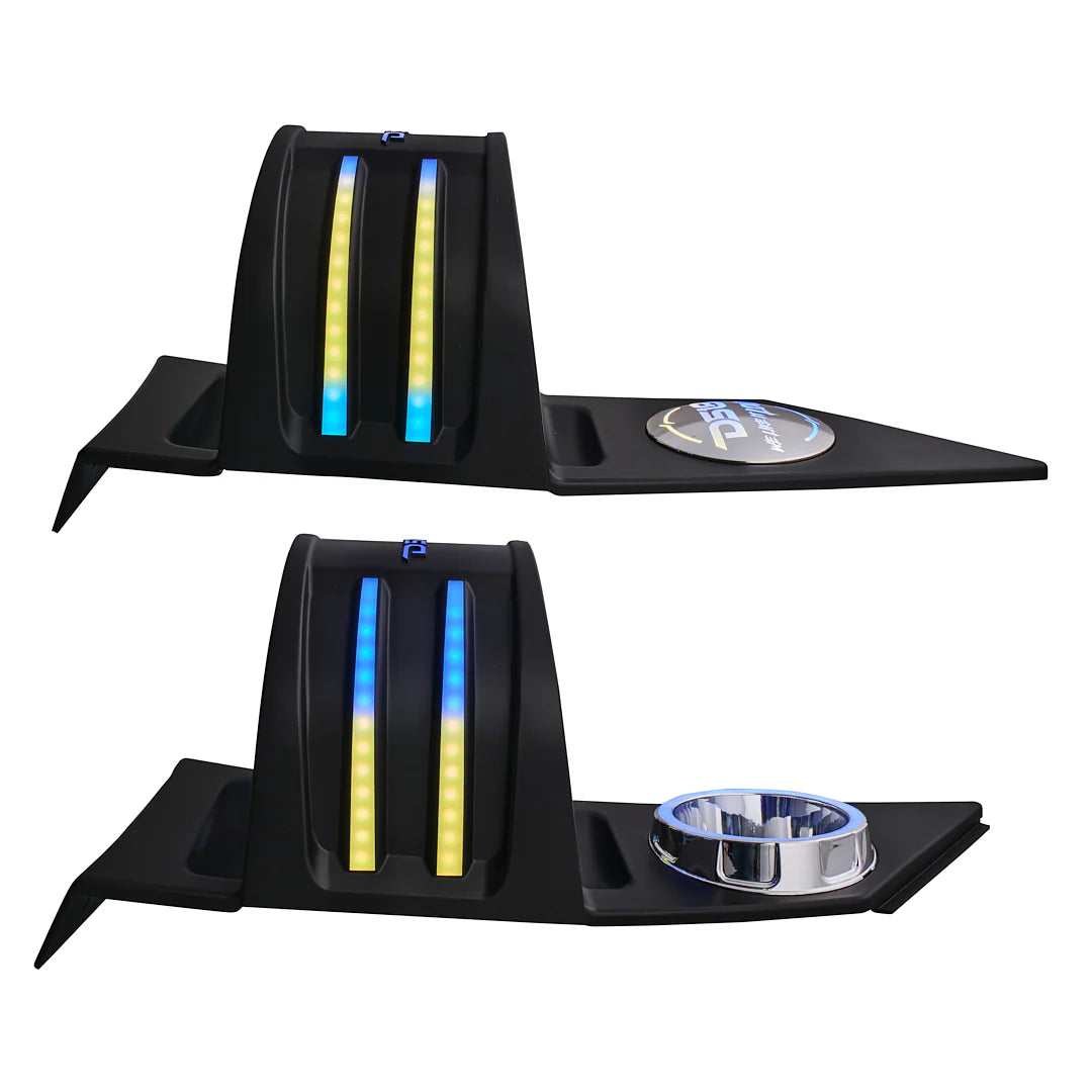 DS18 Headrest Pods with Dynamic LEDs - Fits 2015-up Polaris Slingshot