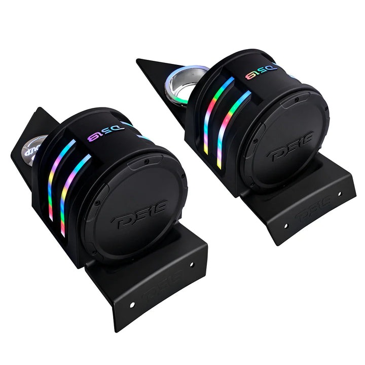 DS18 Headrest Pods with Dynamic LEDs - Fits 2015-up Polaris Slingshot