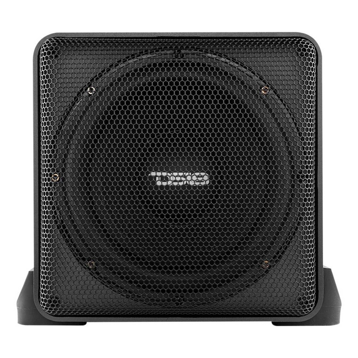 DS18 SQ82A Amplified Aluminum Enclosure with 8" Subwoofer and Passive Radiator - 300 Watts Rms 2-ohm