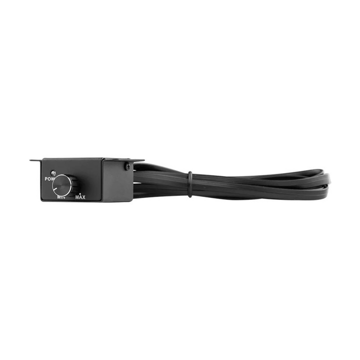 DS18 SQBASS Caja de subwoofer amplificada para debajo del asiento de 8" con perilla de graves con cable - 150 vatios Rms 2 ohmios