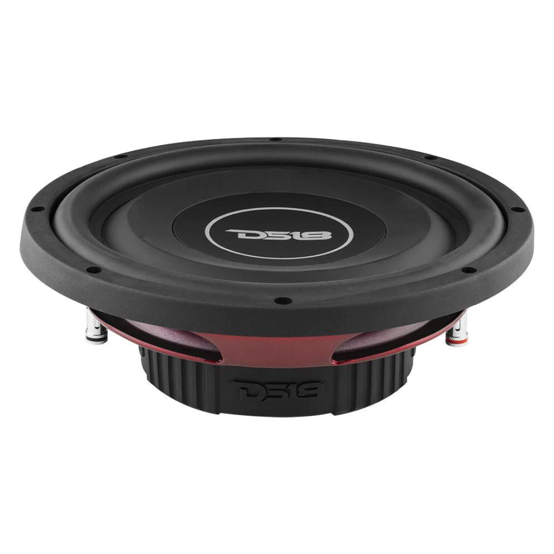 DS18 SRW10.4D Subwoofer de 10" de montaje superficial con bobina móvil de aluminio de 2" - 200 vatios Rms 4 ohmios DVC