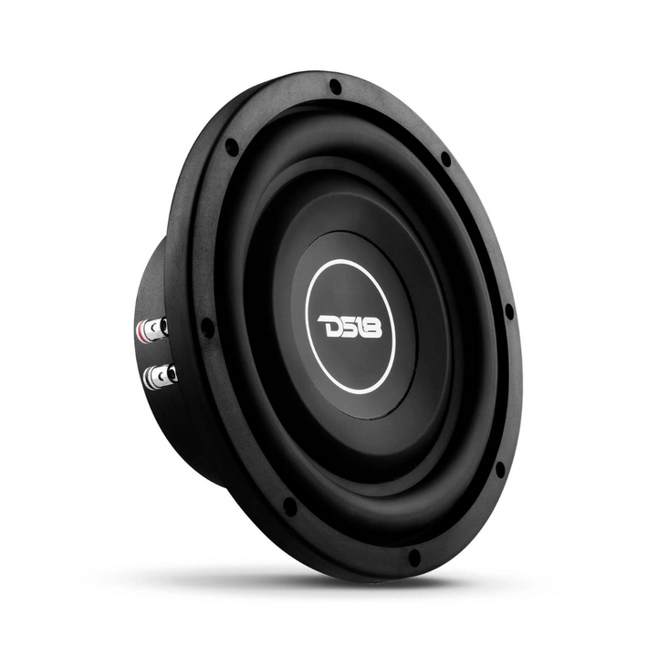 DS18 SRW8.4D Subwoofer de 8" de montaje superficial con bobina móvil de aluminio de 1,5" - 150 vatios Rms 4 ohmios DVC