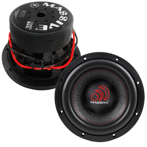 Massive Audio SUMMO84XL 8" Subwoofer with 2" Voice Coil - 400 Watts Rms 4-ohm DVC