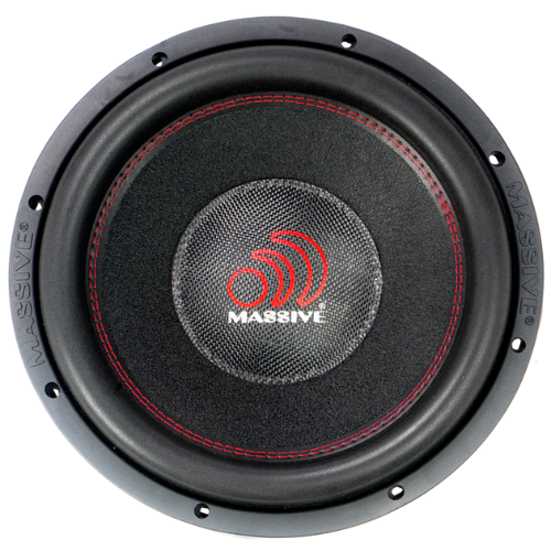 Massive Audio SUMMOXL124 12" Subwoofer with 3" Voice Coil - 1500 Watts Rms 4-ohm DVC