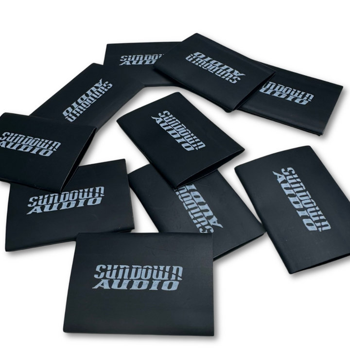 1/0 Gauge Sundown Audio Black Protective Heat Shrink Tubing - 10 Pieces