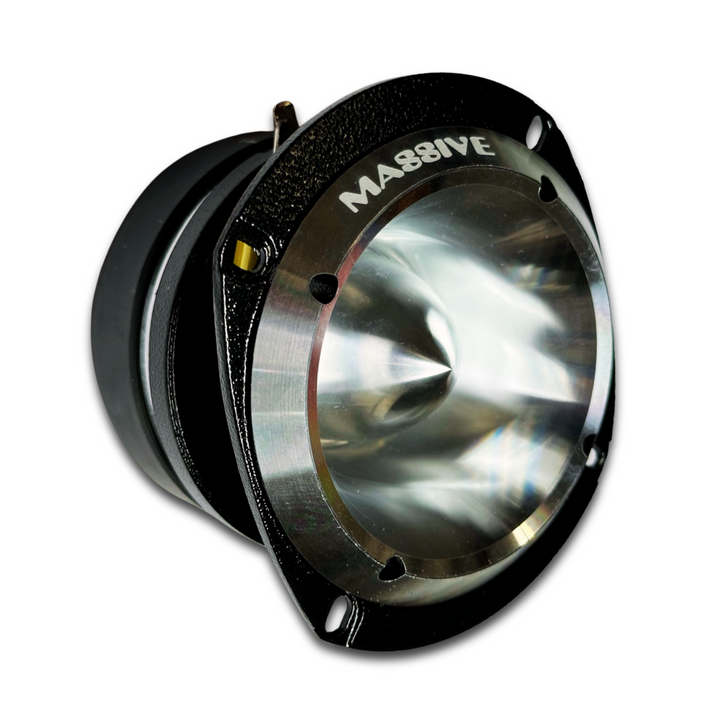 Massive Audio T50 4.5" Compression Bullet Super Tweeter with 1.75" Aluminum Voice Coil - 120 Watts Rms 8-ohm