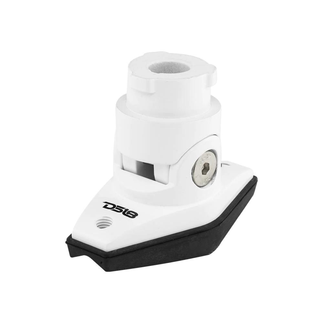 Adaptadores de abrazadera de soporte de montaje plano blanco DS18 HYDRO TMBRX/WH - Se adapta a todos los altavoces de torre NXL-X y CF-X