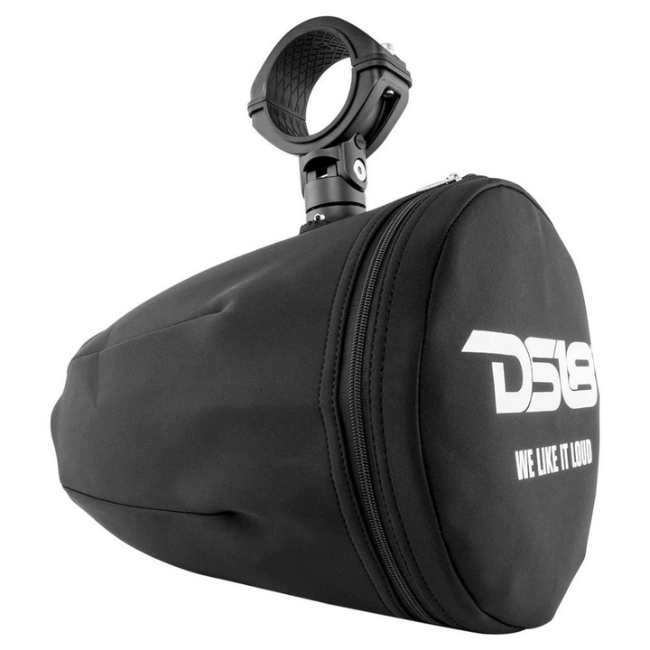 DS18 TPC10 Cubiertas para cápsulas de altavoz de torre resistentes al agua de 10" en color negro - Se adapta a las torres NXL-X y CF-X