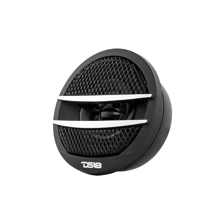 DS18 TX1S Tweeters de ferrita con domo PEI de 2,4" con bloqueadores de graves incorporados - 50 vatios Rms 4 ohmios