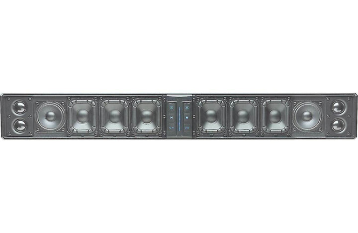 PowerBass XL-1250 Amplified Marine Sound Bar with Built-in DSP and Bluetooth Connectivity - 500 Watts Rms 12 Speaker System