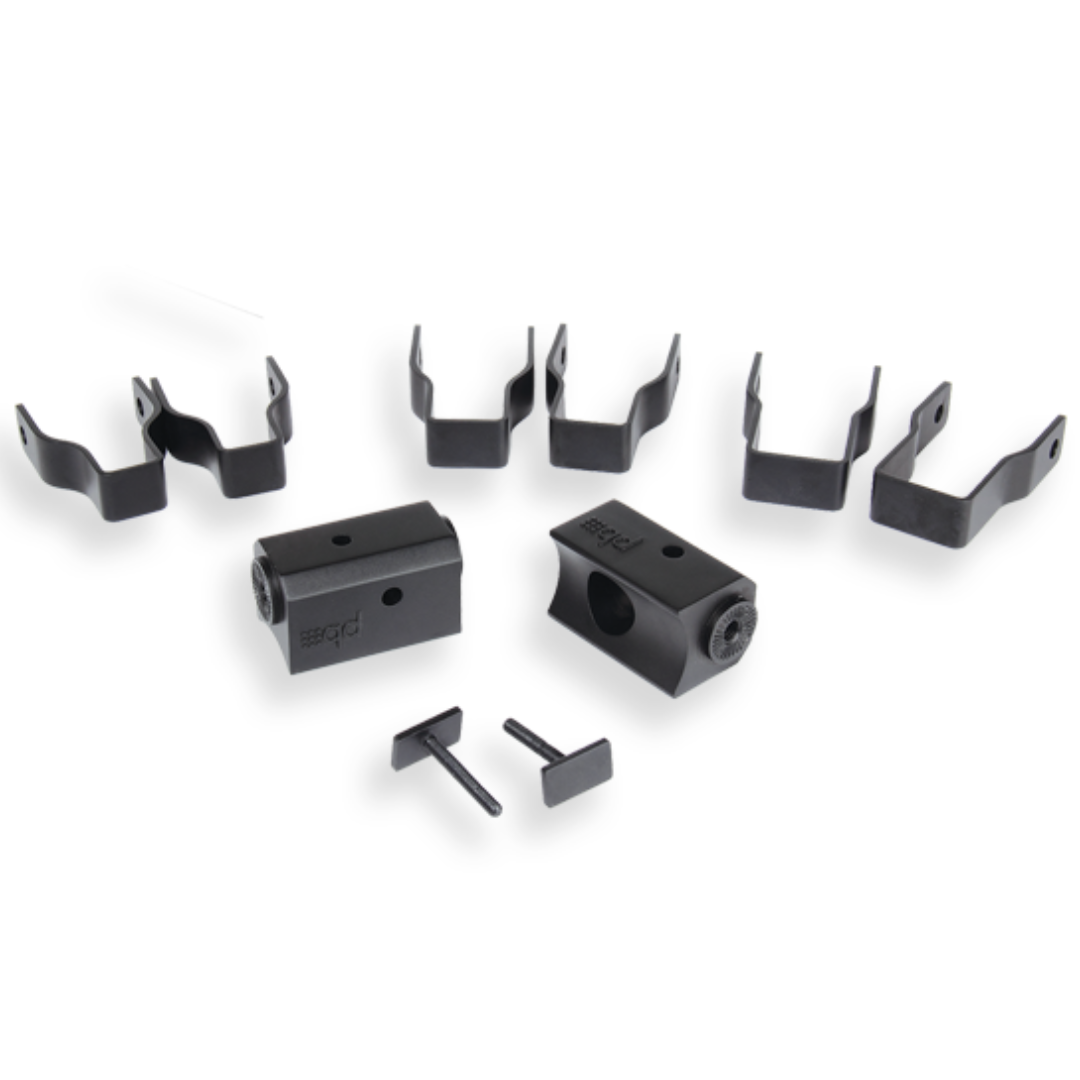 PowerBass XL-SBSCLAMP Soundbar Square Tube Clamps - Compatible with XL-Series Sound Bars