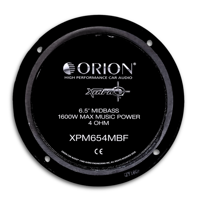 Orion XPM654MBF 6.5" Mid-Bass Loudspeakers - 400 Watts Rms 4-ohm