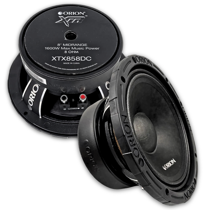 Orion XTX858DC 8" Mid-Range Loudspeakers - 400 Watts Rms 8-ohm