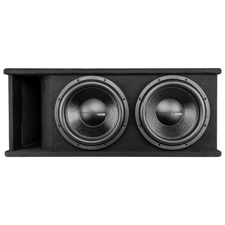 DS18 ZR212LD 2x ZR12.4D 12" Subwoofers with Ported Sub Enclosure Tuned to 29Hz - 1500 Watts Rms 2x 2-ohm