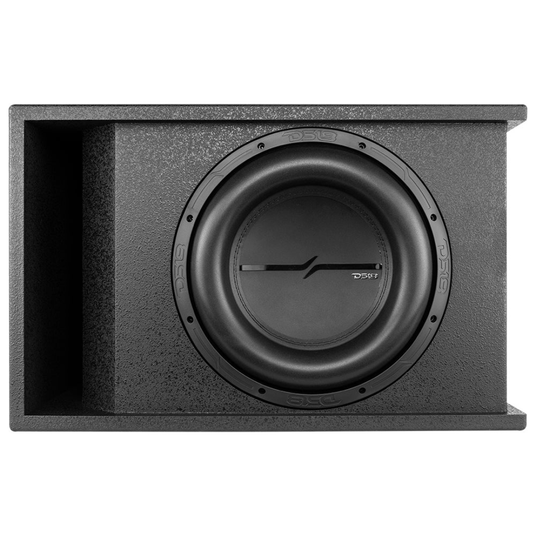 DS18 ZXI-112LD.RG ZXI-12.2D 12" Subwoofer with Ported Sub Enclosure Tuned to 29Hz - 1000 Watts Rms 1-ohm