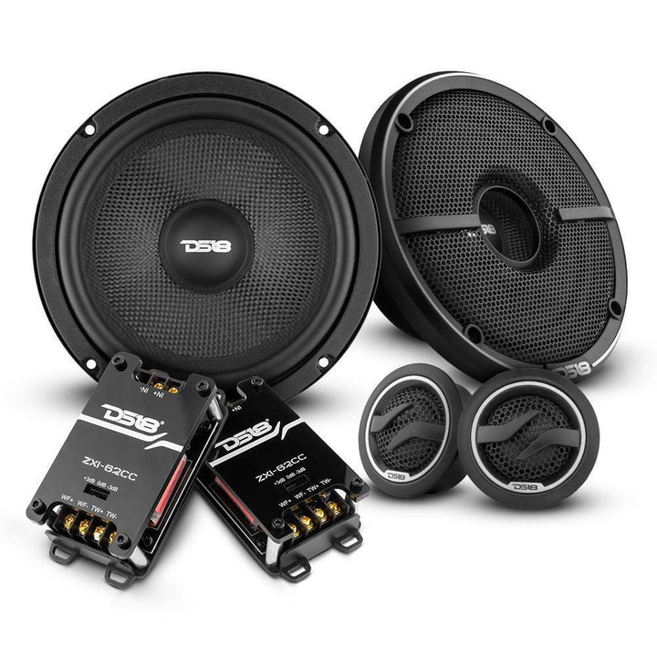 2008-2019 Honda Accord - DS18 ZXI Series Component Speakers with Tweeters, Crossovers, Amplifier and Amp Kit