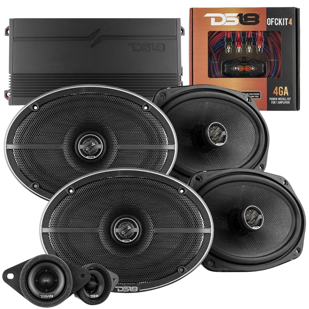 2012-2017 Toyota Camry - DS18 ZXI Series Speaker Package with Dash Tweeters, Amplifier and Amp Kit