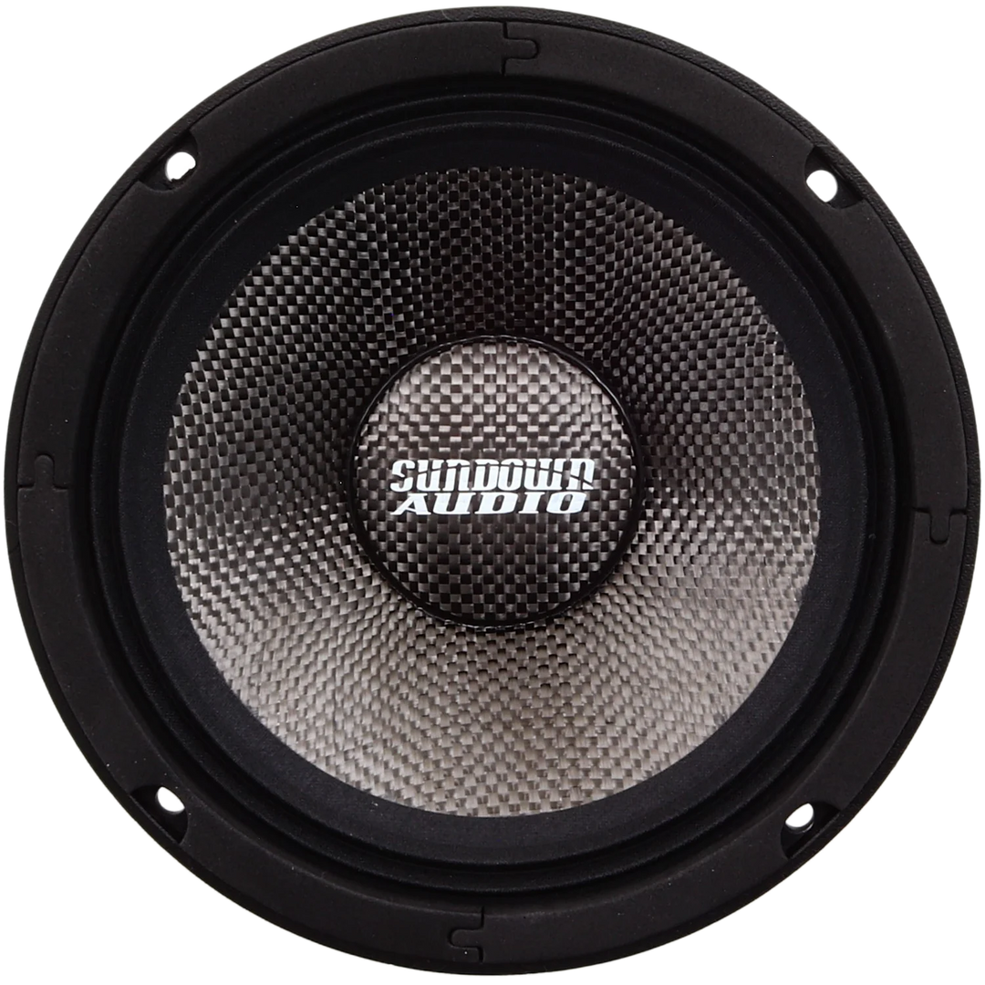 Sundown Audio NeoPro-6.5 v.4 6.5" Mid-Range Loudspeaker with Carbon Fiber Cone and Neodymium Magnet - 300 Watts Rms 8-ohm