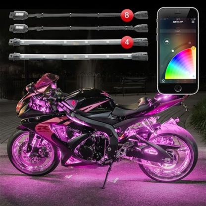 XKGLOW KS-MOTO-STANDARD Motorcycle Underglow and Engine LED Accent Light Kit with Bluetooth Control