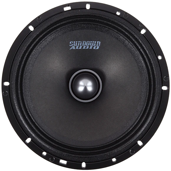 Sundown Audio LCMR-8 8" Mid-Range Speaker with Aluminum Bullet and 1.5" Voice Coil  - 100 Watts Rms 4-ohm