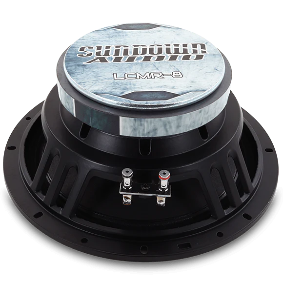 Sundown Audio LCMR-8 8" Mid-Range Speaker with Aluminum Bullet and 1.5" Voice Coil  - 100 Watts Rms 4-ohm