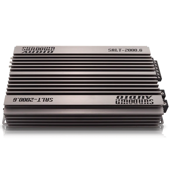 Sundown Audio SALT-2000.6 6-Channel Digital Amplifier - 2 x 200w  Rms + 2 x 250w Rms @ 2-ohm + 2 x 550w Rms @ 1-ohm