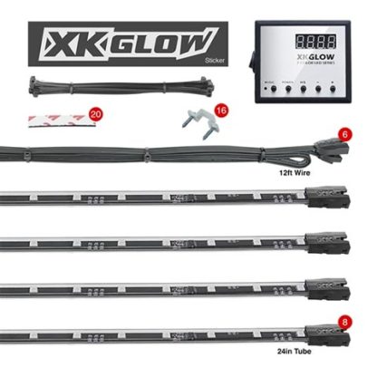 XKGLOW XK041006 LED Underbody Accent Light Kit with Remote and Controller